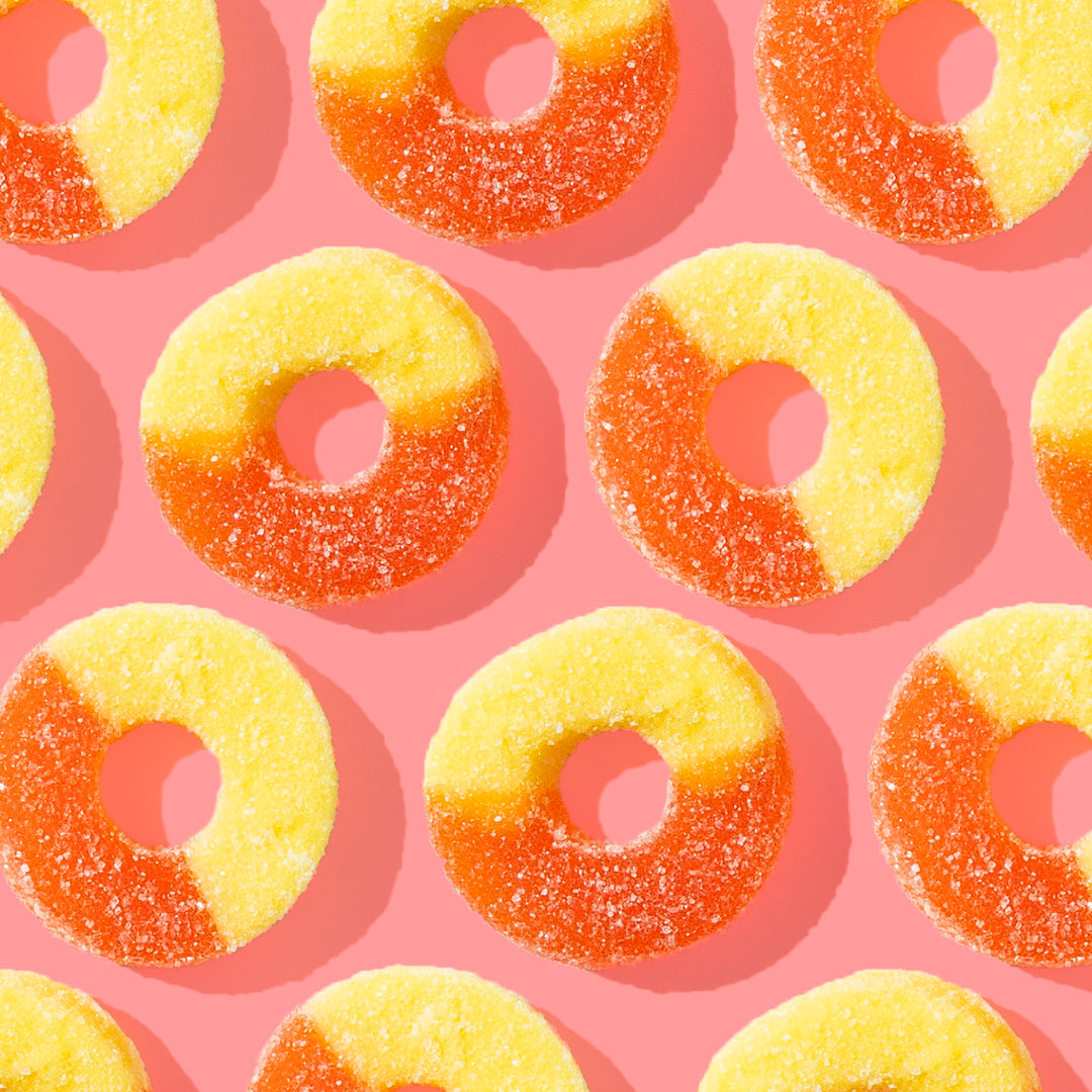 Gummi Peach Rings (6oz)