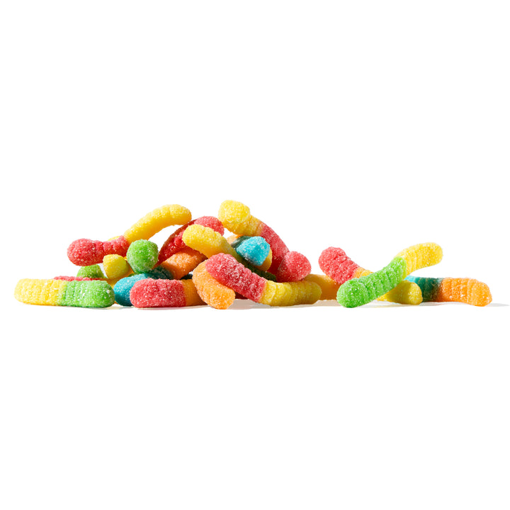 Sour Gummi Neon Worms (6oz)